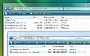 Ch1.Gateway SFTP Folder Sample